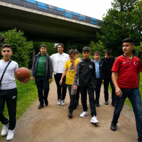 Spaziergang & Basketball